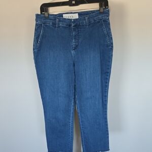 Frank & Eileen Wicklow cropoed nlue denim pants-8